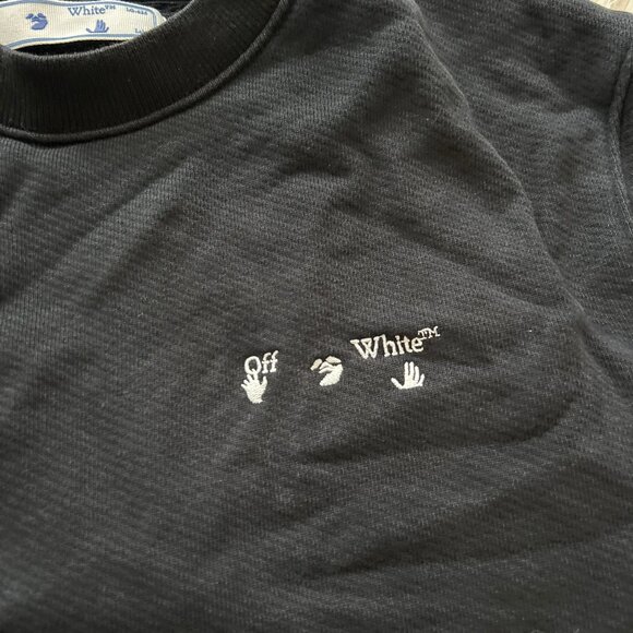 Black Off-White Crewneck - Picture 1 of 4